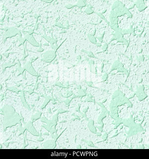 Light green plastered wall background. Stock Photo