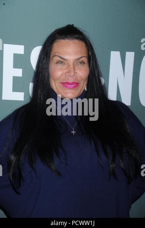 NEW YORK, NY - MARCH 05: Karen Gravano, Angela 'Big Ang' Raiola and Renee Graziano attend the 'Mob Wives' visit Barnes & Noble Tribeca at Barnes & Noble Tribeca on March 5, 2015 in New York City.   People:  Renee Graziano Stock Photo