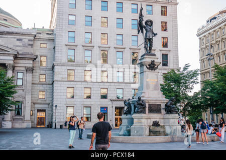 Maisonneuve Monument Stock Photo