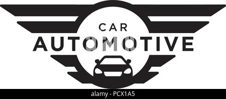 Illustration of automotive car logo design vector Stock Vector
