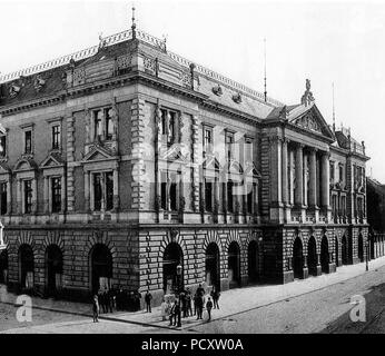 Alte städtische Tonhalle in Düsseldorf, 1863, Erweiterung von 1889 bis 1892, Architekten Hermann vom Endt und Bruno Schmitz, Stadtbaumeister Eberhard Westhofen und Stadtbaurat Peiffhoven, Gebäude an der Schadowstra   0122. Stock Photo