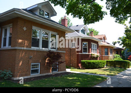 The Rogers Park Manor Historic District features a dense cluster of unmodified Chicago style ...