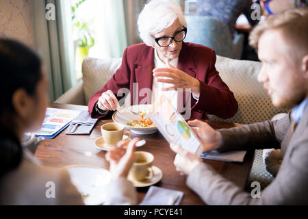 Business people at meeting Stock Photo