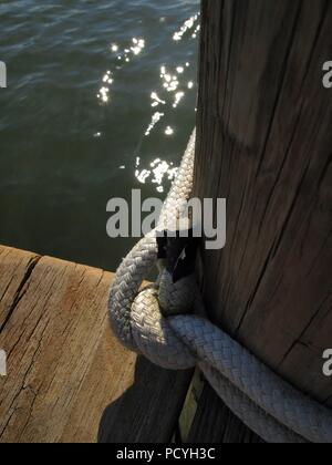 Braided Thick Rope Tied In A Skein Hemp Rope For Decoration And Design  Background From A Fishing Rope Stock Photo - Download Image Now - iStock