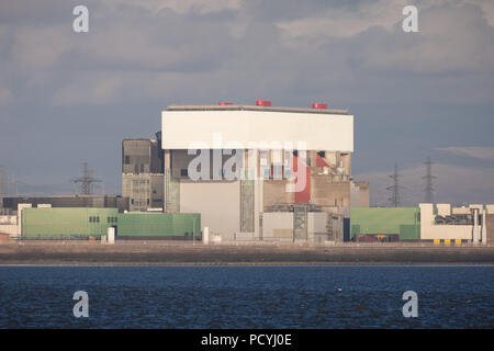 Heysham Two (2) Nuclear Power Station in Lancashire Stock Photo