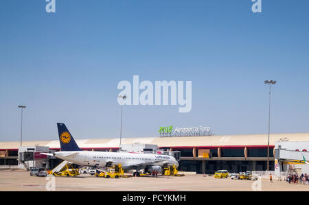 Faro Airport in Portugal Stock Photo