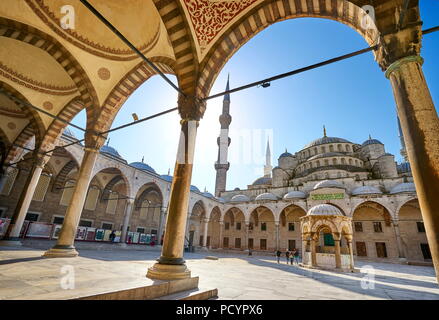 Blue Mosque, Istanbul, Turkey Stock Photo