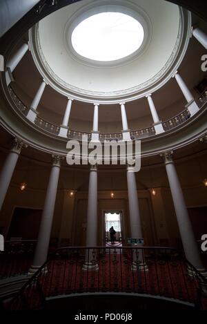 The staircase at Culzean Castle designed by Robert Adam (Culzean Castle Staircase) Stock Photo