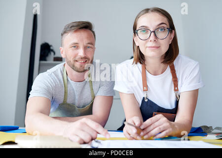 Tailors in workshop Stock Photo