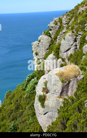 Mount Manganui, Tauranga, Cathedral Cove, New Zealand. Stock Photo