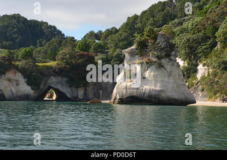 Mount Manganui, Tauranga, Cathedral Cove, New Zealand. Stock Photo