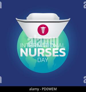 international nurses day, Vector Illustration. Stock Vector