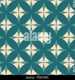 Abstract Geometric Tiles Seamless Vector Pattern Stock Vector
