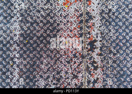 rusted metal floor texture background Stock Photo