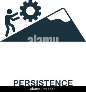 Persistence creative icon. Simple element illustration. Persistence concept symbol design from soft skills collection. Can be used for mobile and web  Stock Vector