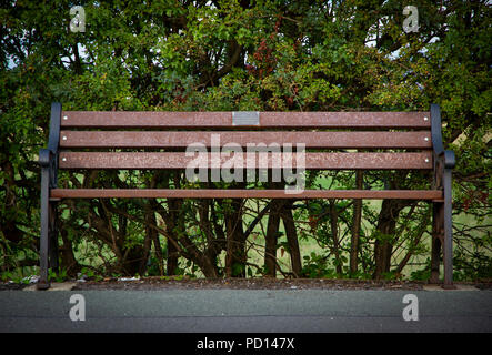 Rusty Park Bench Stock Photo