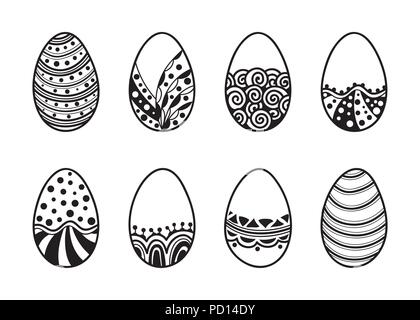 Easter egg design element Stock Vector