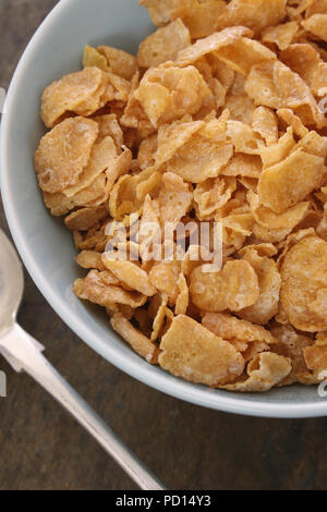 flaked corn breakfast cereal Stock Photo