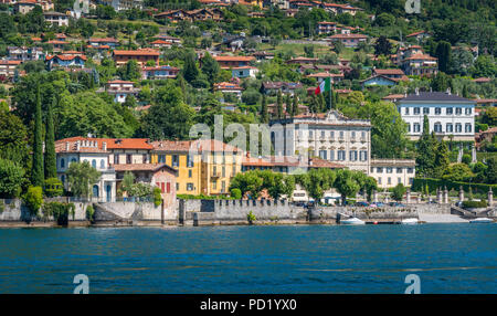 Scenic view in Tremezzo, Lake Como, Lombardy, Italy. Stock Photo