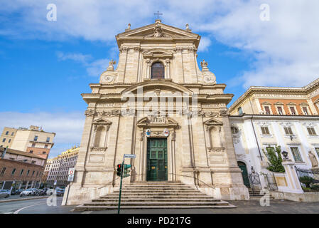 Santa Maria della Vittoria in Rome, Italy. Stock Photo