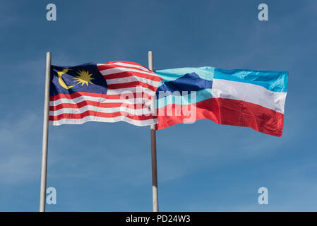 flag of sabah Stock Photo - Alamy