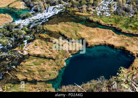 Nor Yauyos-Cochas landscape reserve in the Andes of Lima, Peru. Stock Photo