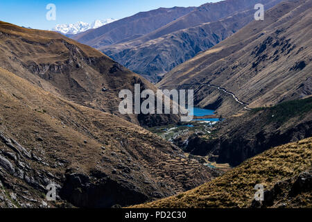 Nor Yauyos-Cochas landscape reserve in the Andes of Lima, Peru. Stock Photo