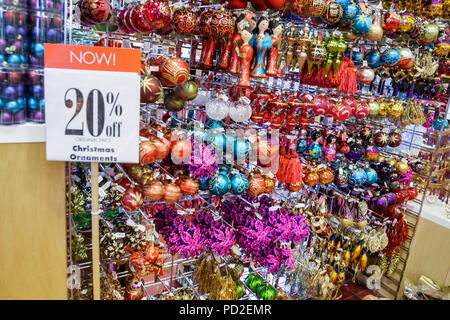  Christmas  home decor  display in a store  Stock Photo 