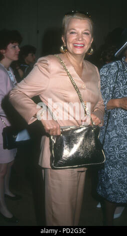 BEVERLY HILLS, CA - JUNE 12: Actress Gena Rowlands attends the 16th Annual Women In Film Crystal Awards on June 12, 1992 at the Beverly Hilton Hotel in Beverly Hills, California. Photo by Barry King/Alamy Stock Photo Stock Photo
