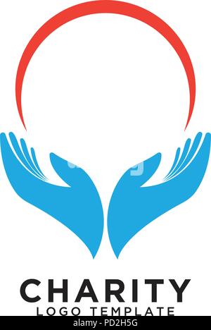 Hand Charity Logo Design Charity Logo With Hand Concept Vector Hand And Charity  Logo Design Stock Illustration - Download Image Now - iStock