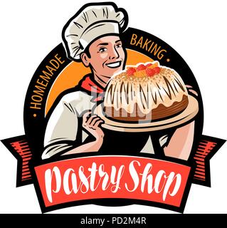 Bakery Pastry Chef Baking Tools Product Label, Zazzle