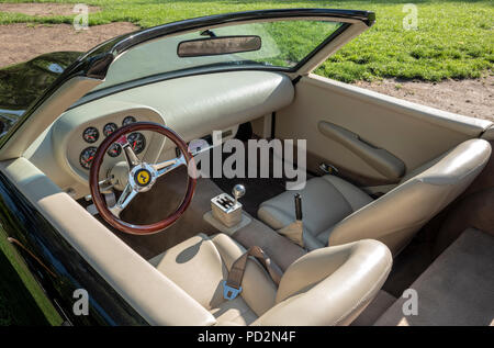 1962 Ferrari GTO Convertible Replica; Angel of Shavano Car Show, fund raiser for Chaffee County Search & Rescue South, Salida, Colorado, USA Stock Photo