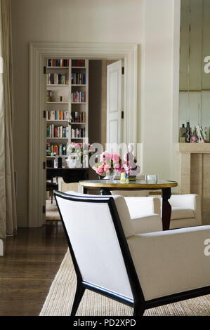 Edwardian style living room Stock Photo