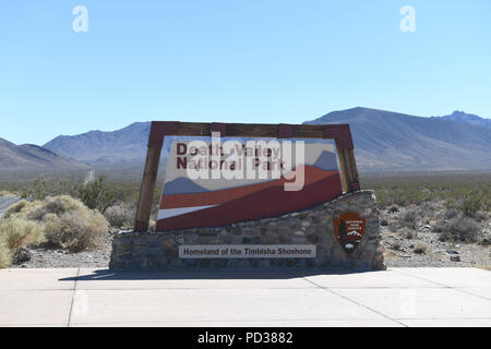 General views of Death Valley, a desert valley located in Eastern California, in the northern Mojave Desert, which some parts of Europe are being compared to this week. Stock Photo