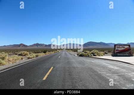 General views of Death Valley, a desert valley located in Eastern California, in the northern Mojave Desert, which some parts of Europe are being compared to this week. Stock Photo