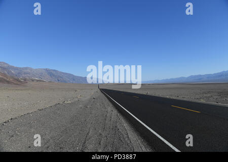 General views of Death Valley, a desert valley located in Eastern California, in the northern Mojave Desert, which some parts of Europe are being compared to this week. Stock Photo