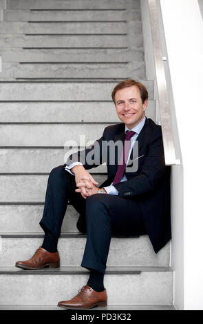 Duvel Moortgat brewery CEO Michel Moortgat (Breendonk, 18/03/2011) Stock Photo