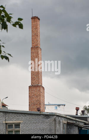 the old hospital. trumpet Stock Photo