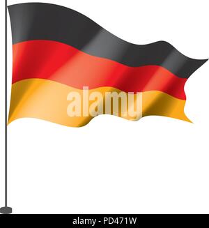 Germany flag, vector illustration Stock Vector