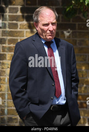 Samuel Pimm at Ealing Magistrates' Court in London where he was found guilty of groping a passenger on a transatlantic flight. The 62 year old political consultant who worked for the US Republican Party, drank a gin and tonic, two small bottles of red wine and three brandies before launching the attack on a woman sitting in the adjacent economy cabin seat. Stock Photo