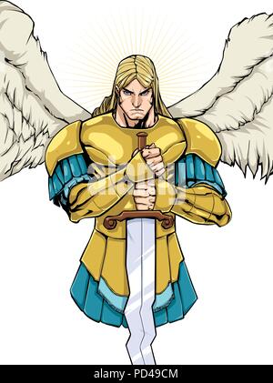 Archangel Michael. Christian symbol Stock Vector Image & Art - Alamy