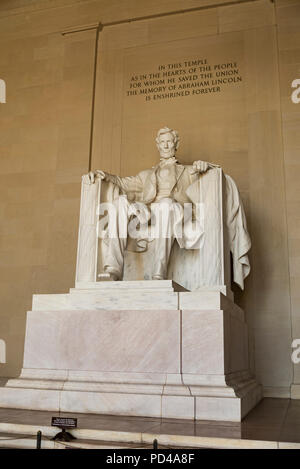 Statue of AbrahamLincoln Stock Photo