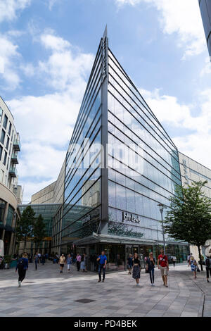 Cardiff, John Lewis department store on Hayes Place, Cardiff City Centre, Wales. Stock Photo