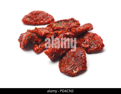 dried tomatoes isolated on white Stock Photo
