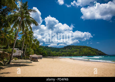 Sabang beach, Puerto Princesa, Palawan island. Philippines . Stock Photo