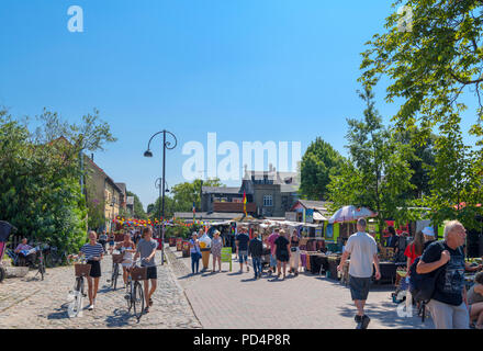 Christiania Copenhagen. Pusher Street in Freetown Christiania, a commune in Christianshavn, Copenhagen, Denmark Stock Photo