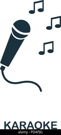 Karaoke Creative Icon. Simple Element Illustration. Karaoke Concept 