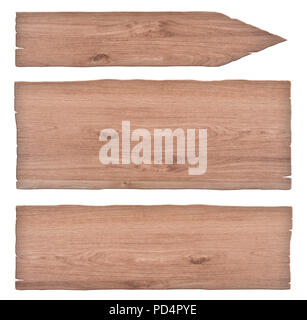 empty nature wooden signs Stock Photo