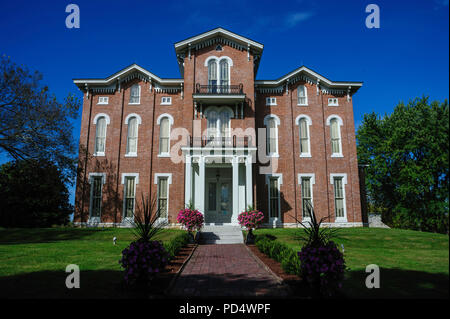 White Hall Mansion, home of Cassius M. Clay in Richmond Kentucky Stock Photo