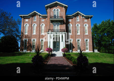 White Hall Mansion, home of Cassius M. Clay in Richmond Kentucky Stock Photo